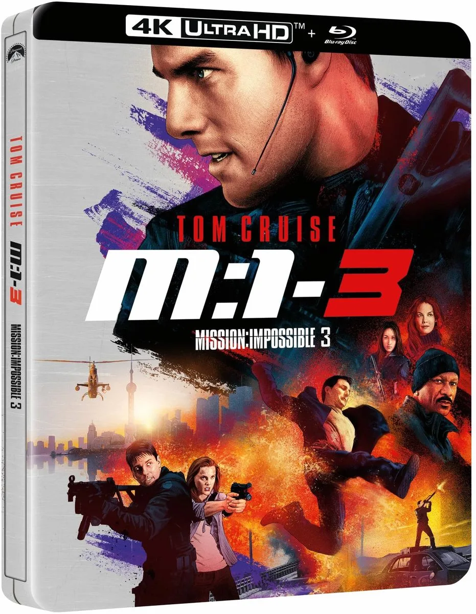 Mission Impossible 3 - Steelbook Édition limitée (Blu-ray UHD 4K   Blu-ray) Disques Blu-ray films