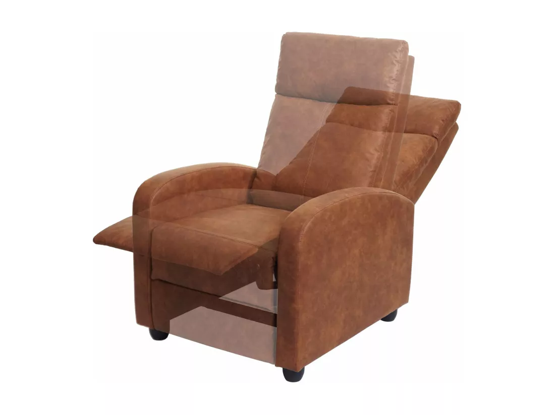 Fauteuil TV relaxation fonction tissu 69 x 54 x 77 cm 04_0006880