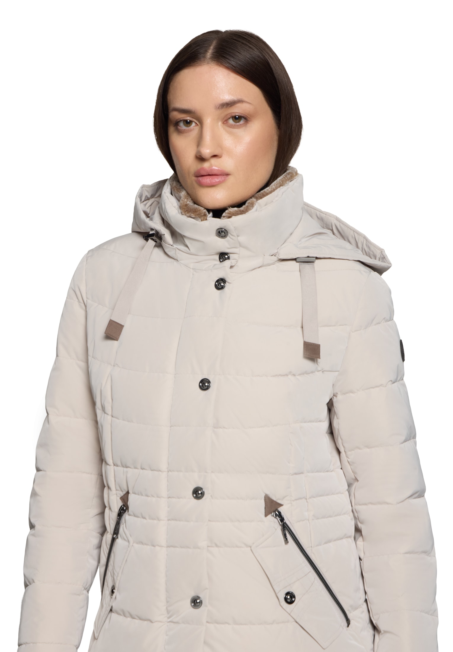 Gil Bret Steppjacke mit Kapuze mit abnehmbarer Kapuze