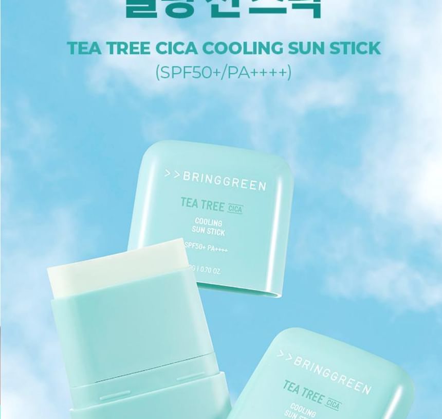 BRENG GROEN - Tea Tree Cica verkoelende zonnebrandcrème