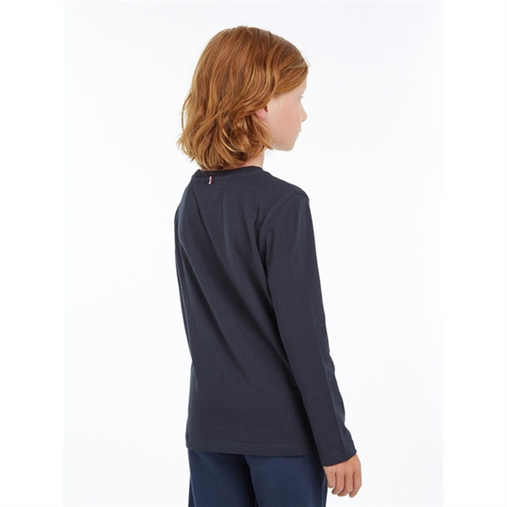 Køb Tommy Hilfiger Boys Basic CN Bluse Sky Captain