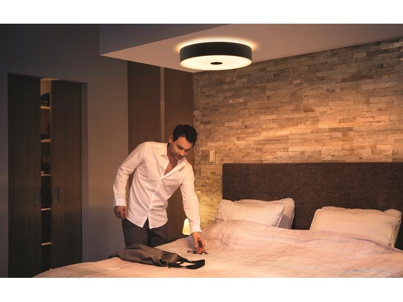 Philips Hue White Amb. Fair Deckenleuchte schwarz 2750 lm LED Deckenlampe