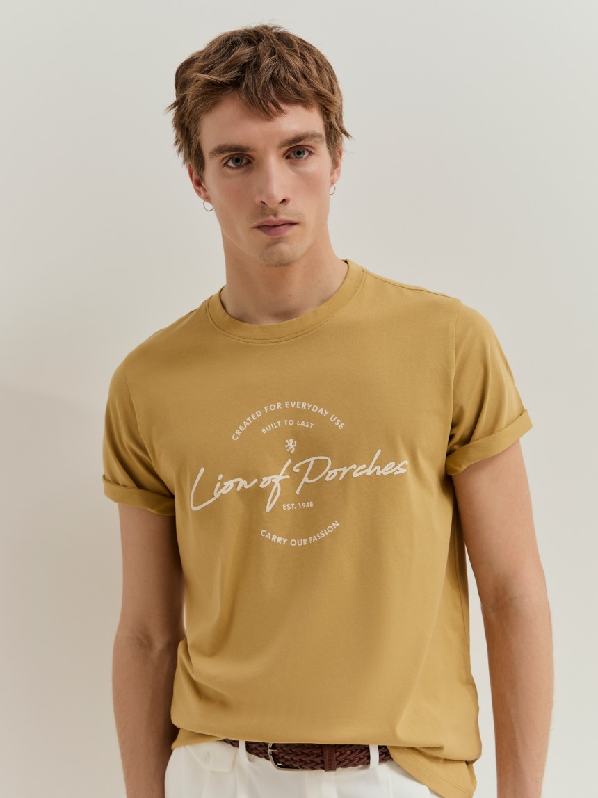 T-shirt em algodão