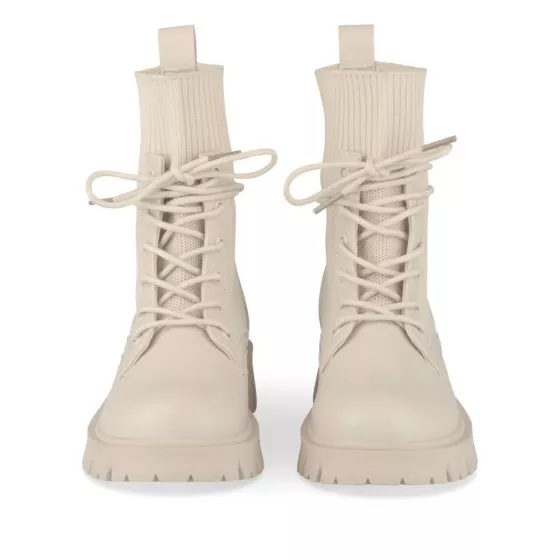 Bottines BEIGE LOVELY SKULL