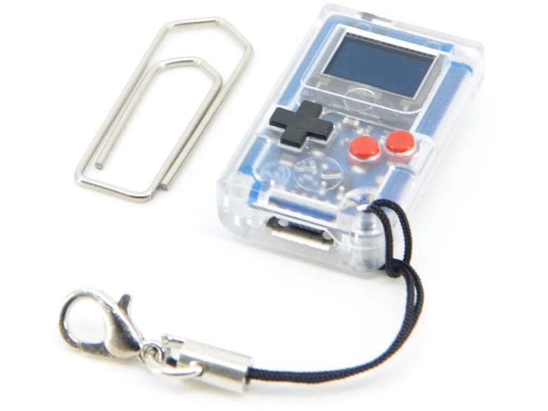 GAME Handheld Thumby Transparent Handheld Konsole mit 5 vorinstallierte Spiele
