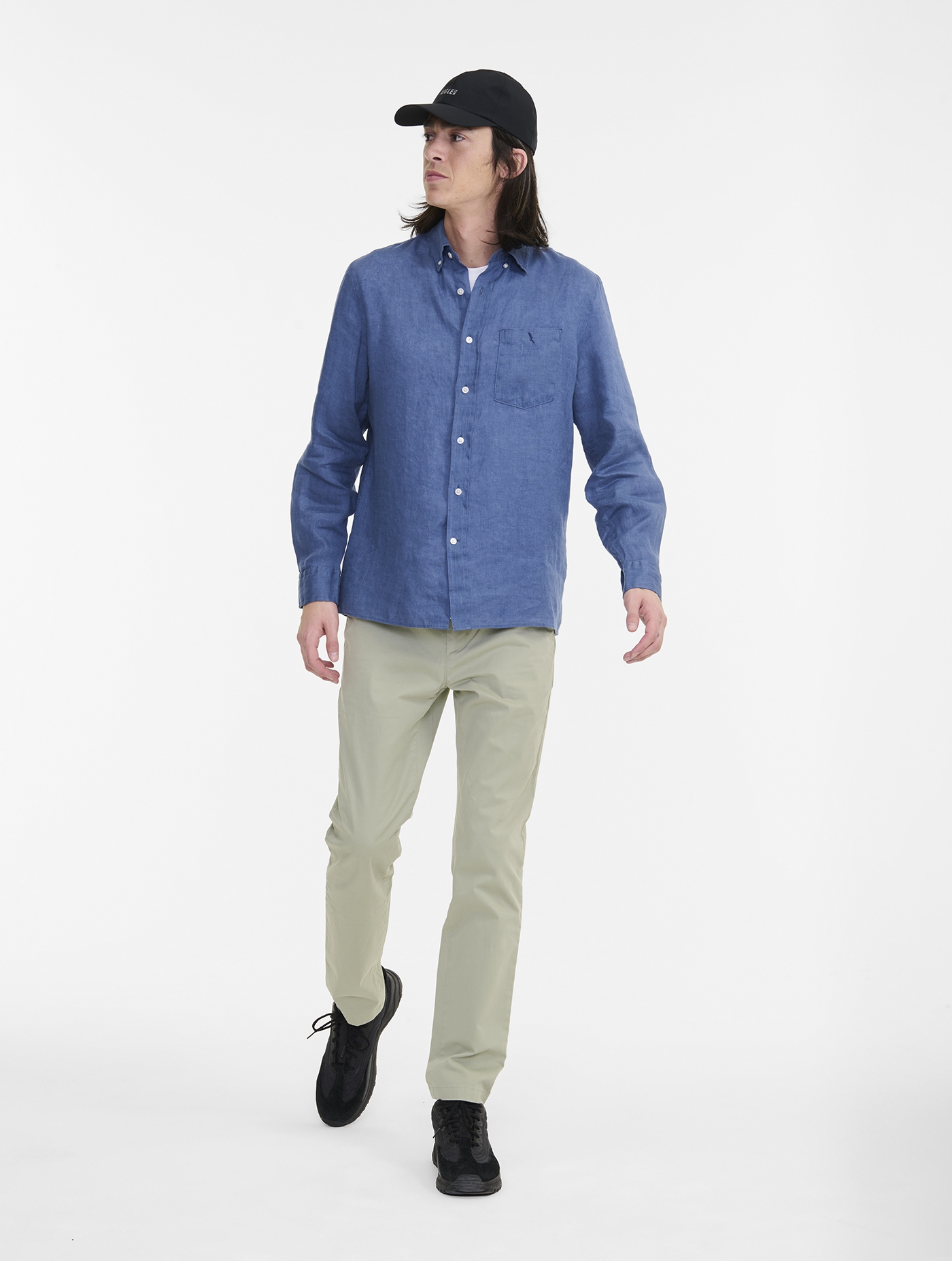 Chemise en lin à manches longues MARAIS