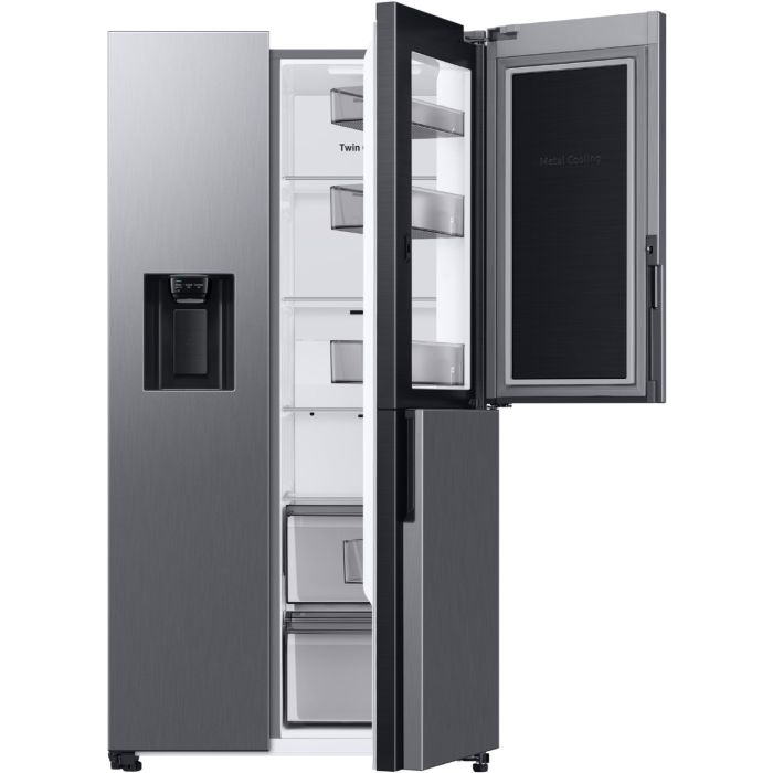 Samsung Side-by-Side RH 68B8821S9/EG Edelstahl Look - Festwasseranschluss