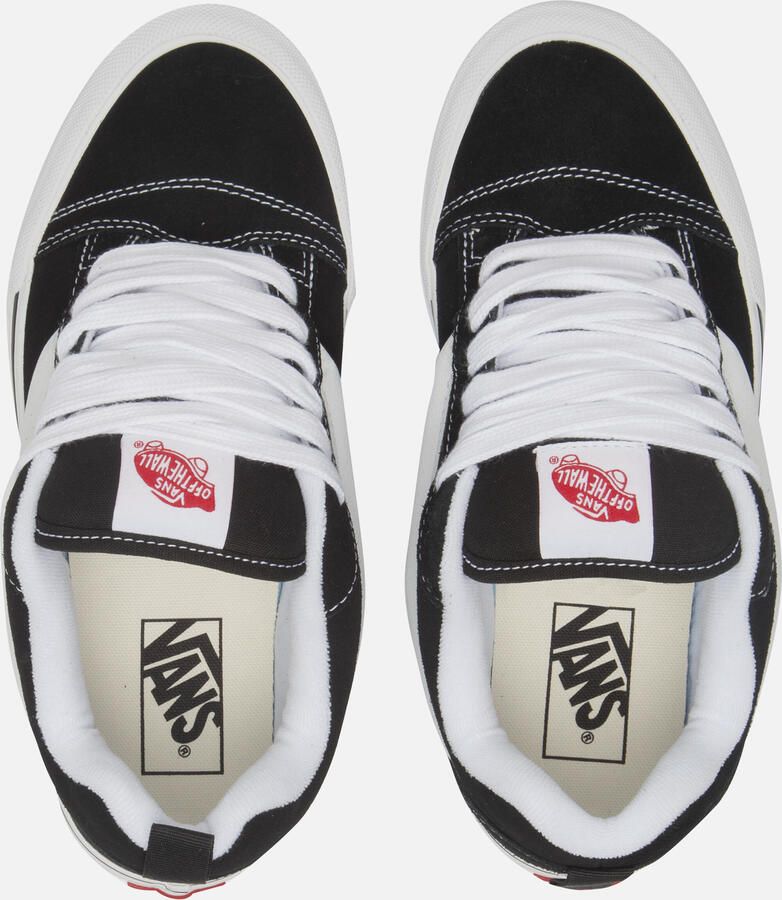 Vans Knu Skool | Black True White Zwart Suede Lage sneakers Unisex