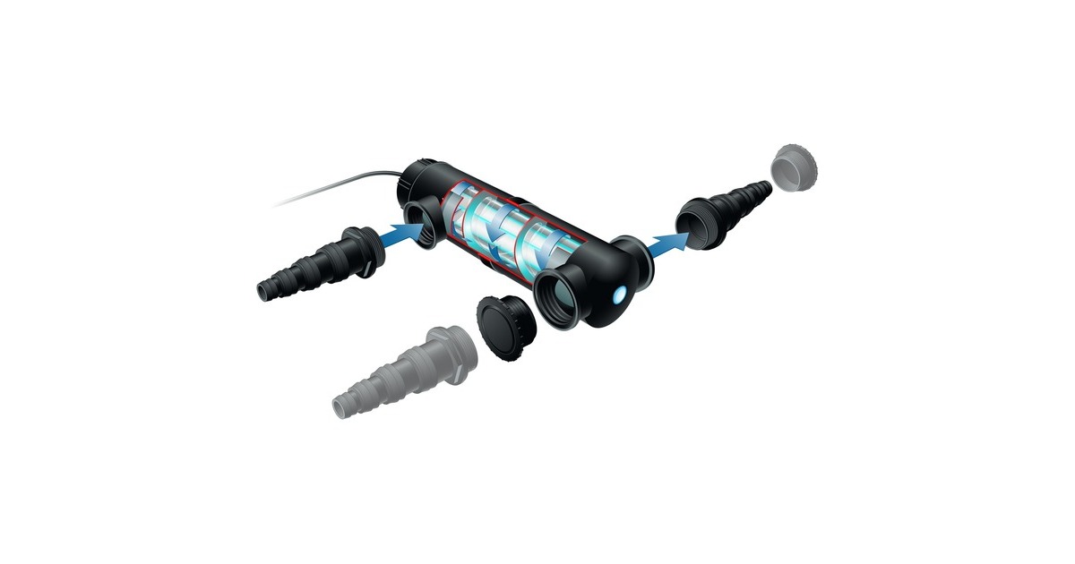 UbbinkAlgClear UVC Apparaat 20000 waterfilter  (Zwart, PL 18W UVC-lamp)