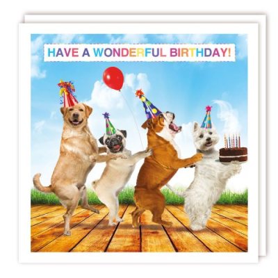 Dog Party Card