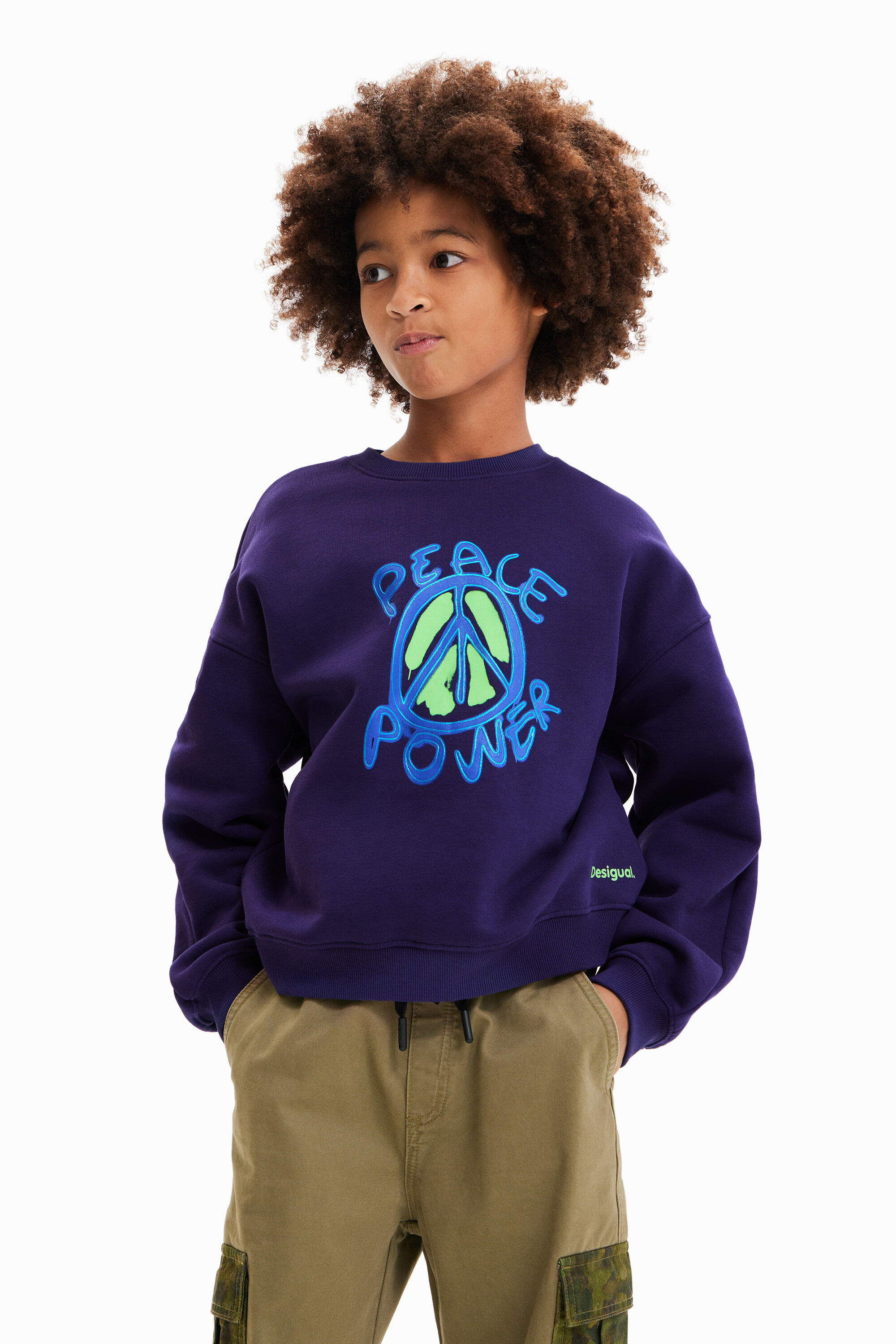 Moletom oversized da paz