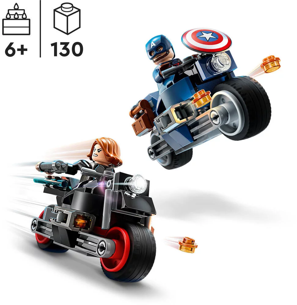 LEGO®MARVEL SUPER HEROES™ 76260 - LES MOTOS DE BLACK WIDOW ET DE CAPTAIN