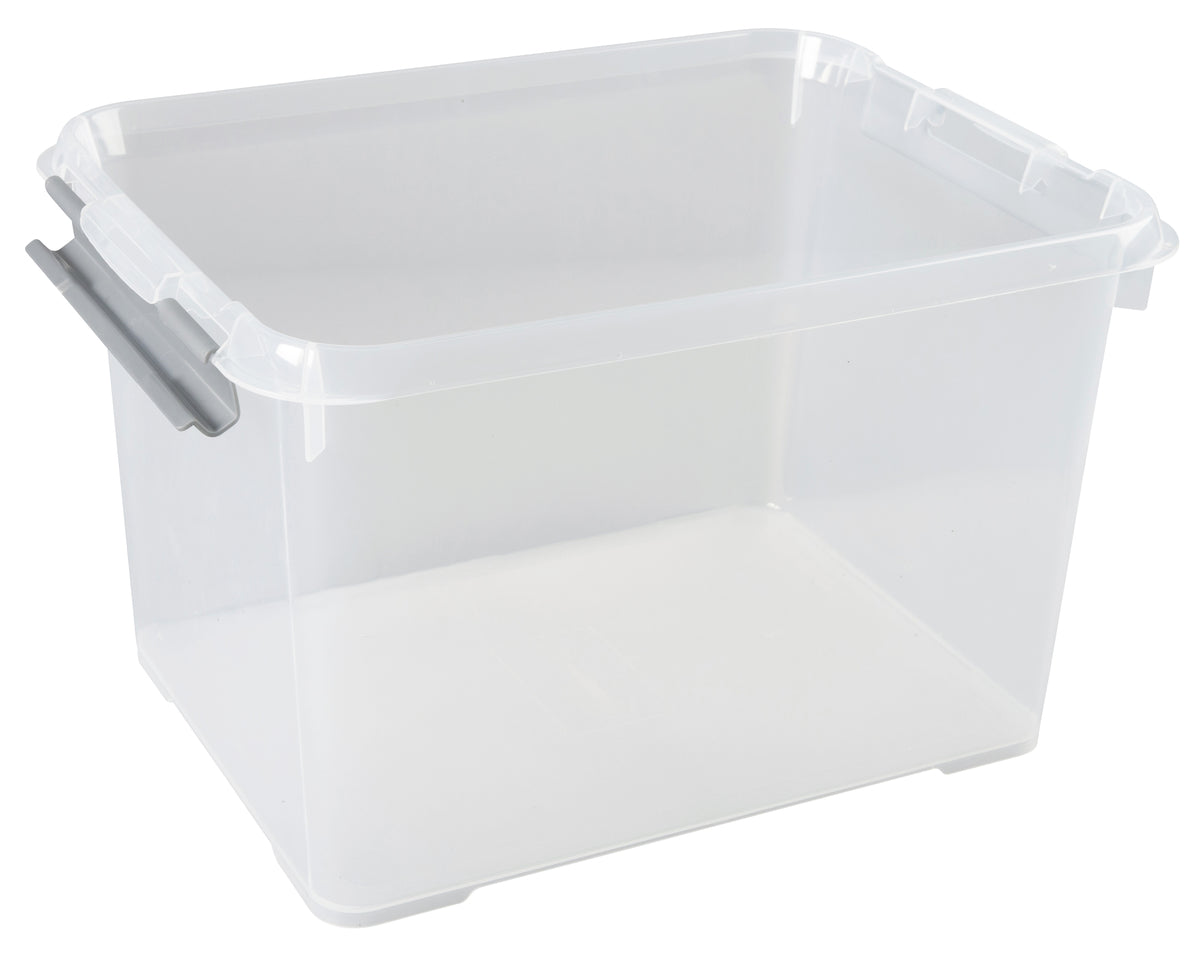 Curver Handy+ Opbergbox - 20L - 3 stuks - Transparant met deksel