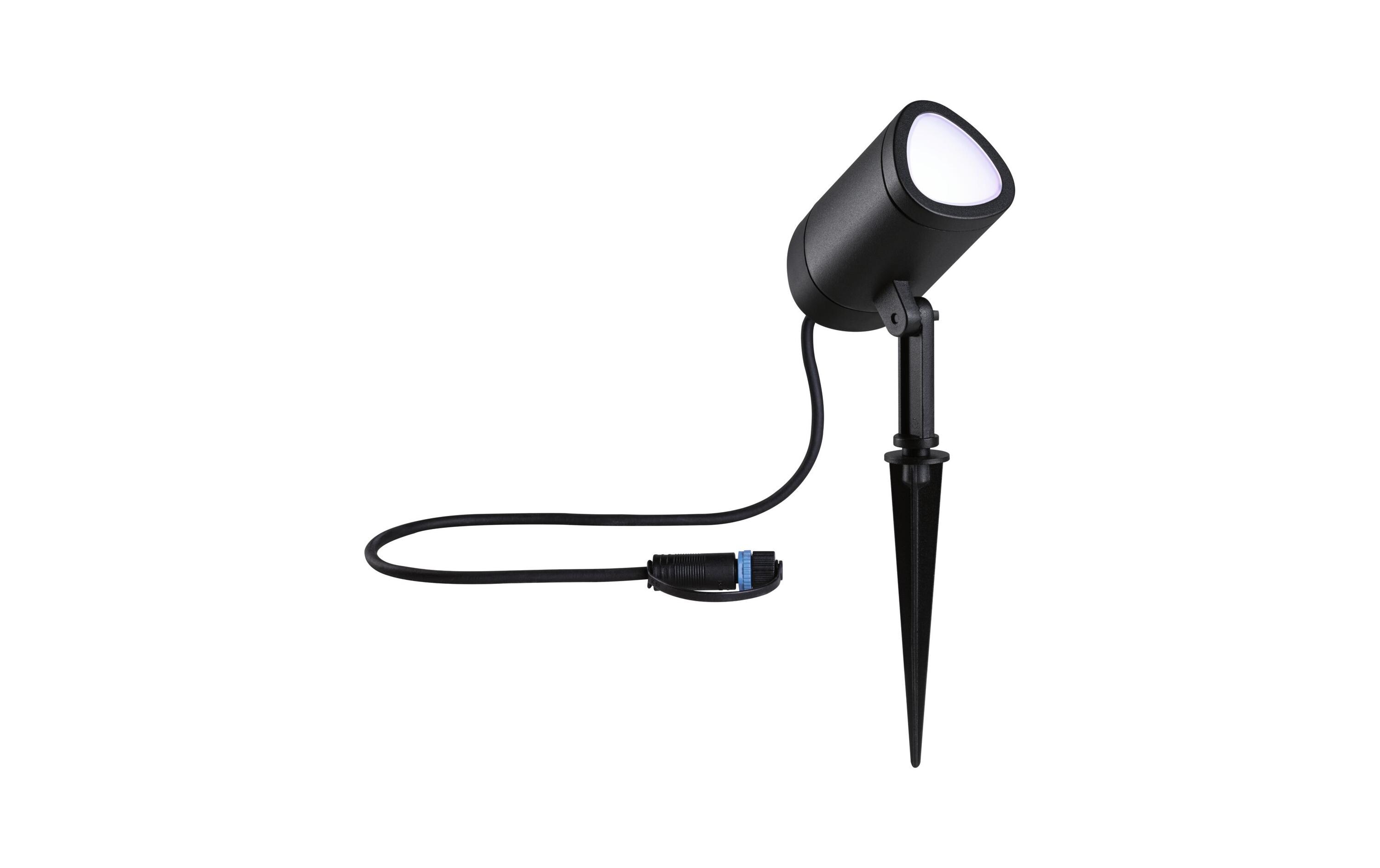 Outdoor Gartenspot Plug & Shine Shira, RGBW, 6.5W, AnthrazitLED Gartenstrahler