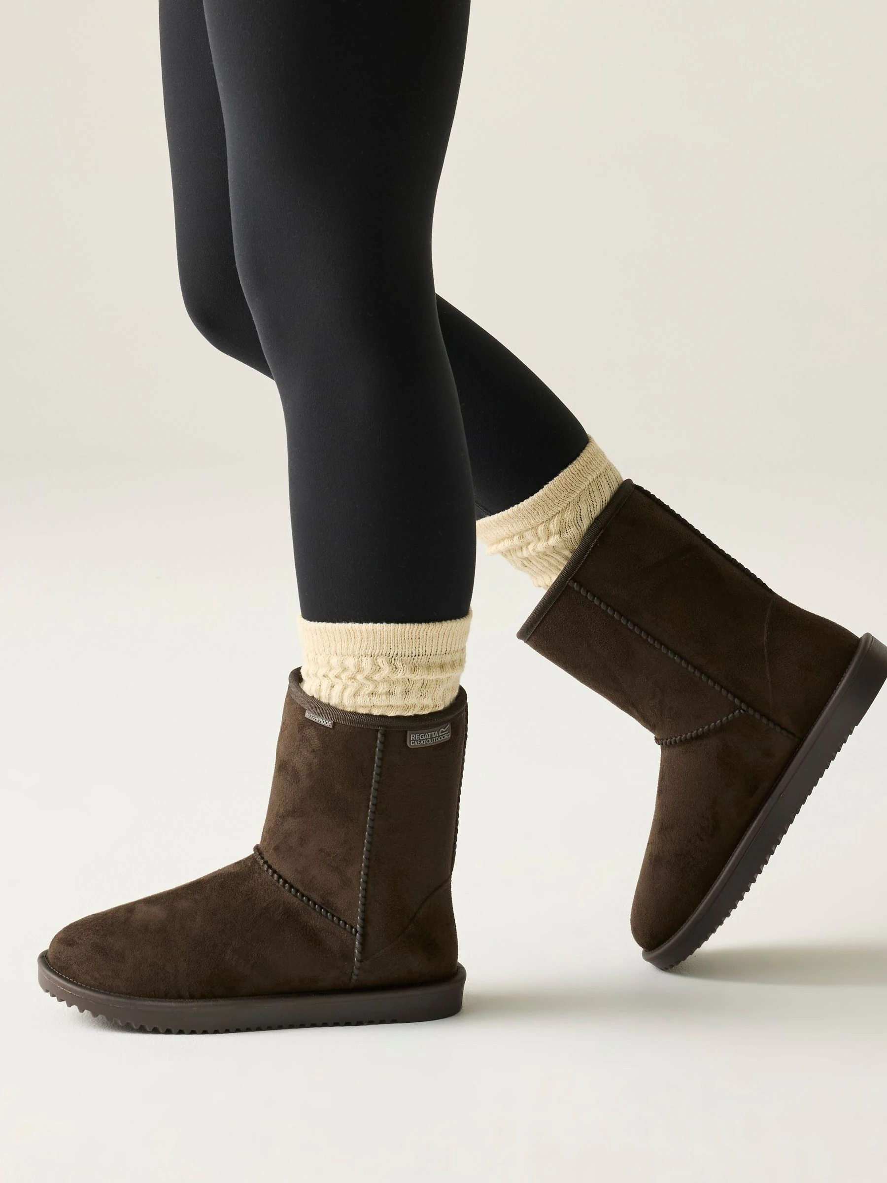Regatta Risley Behaaglijke halflange waterdichte Boots met voering van imitatiebont