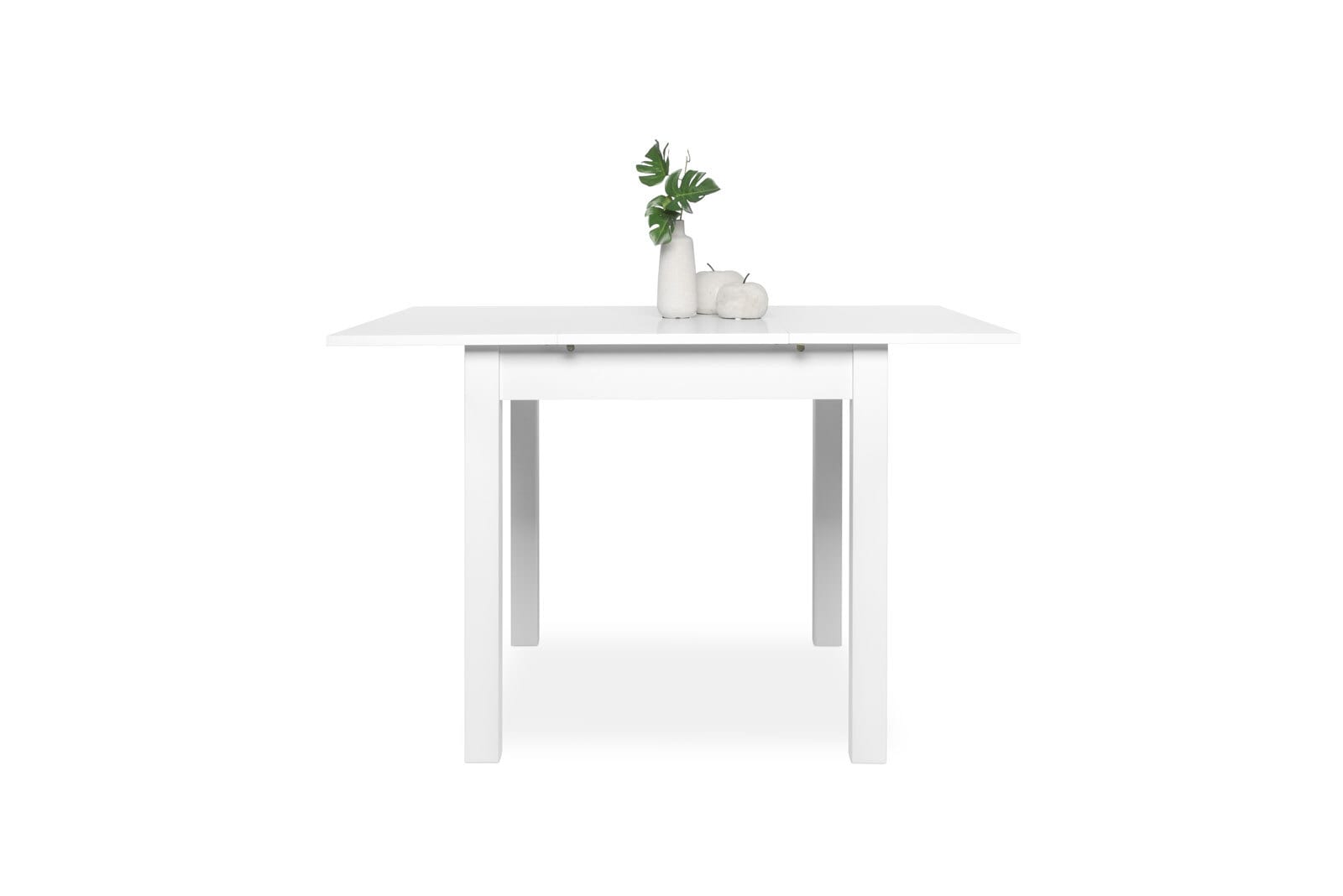 Tisch Coburg 80 weiß 80(120)x76,5x80 cm