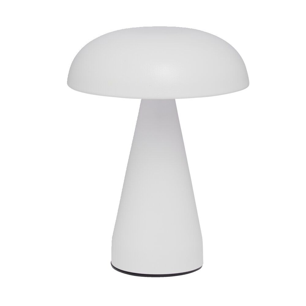 Lampe Suzie tactile métal et plastique blanc 3 teintes Ø15,5x20,5cm