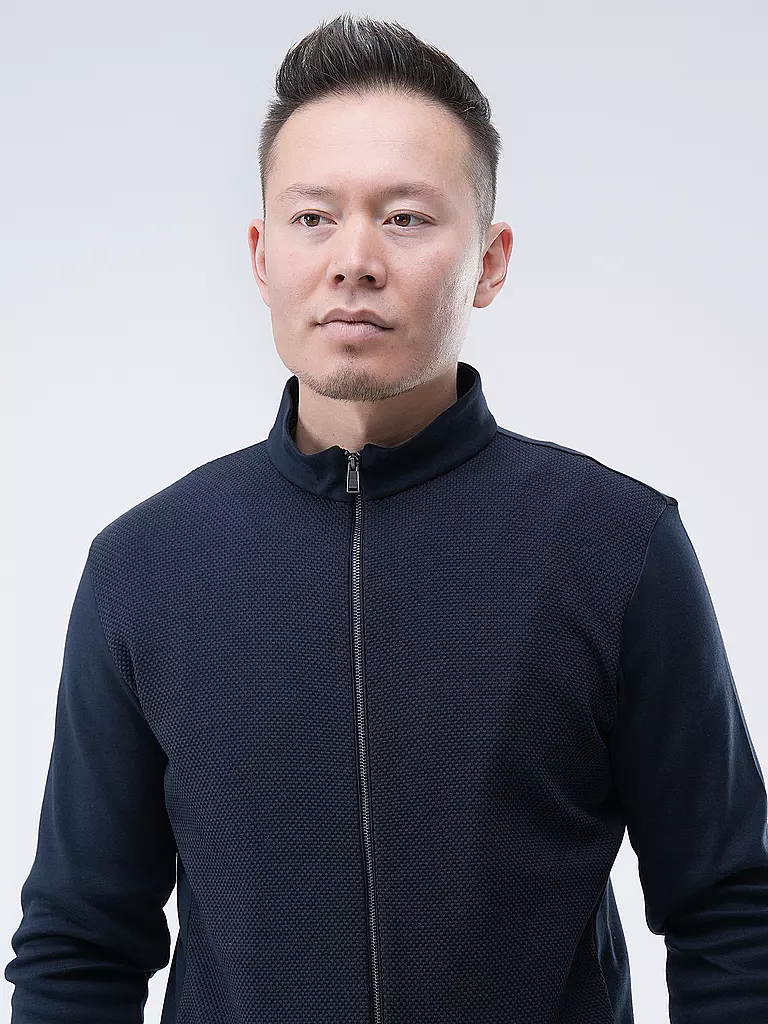 BOSS Sweatjacke SKILES 43 dunkelblau
