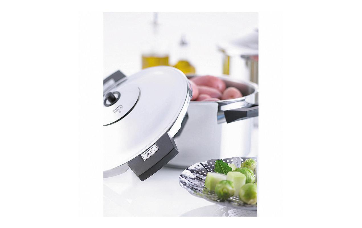Schnellkochtopf Duromatic Inox Stielmodell, 3.5 l<br>Dampfkochtopf