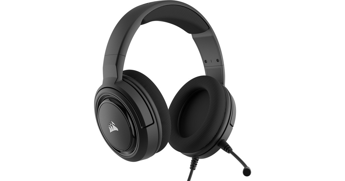 CorsairHS35 Stereo  over-ear gaming headset  (Zwart, Pc, PlayStation 4, Xbox one, Nintendo Switch)