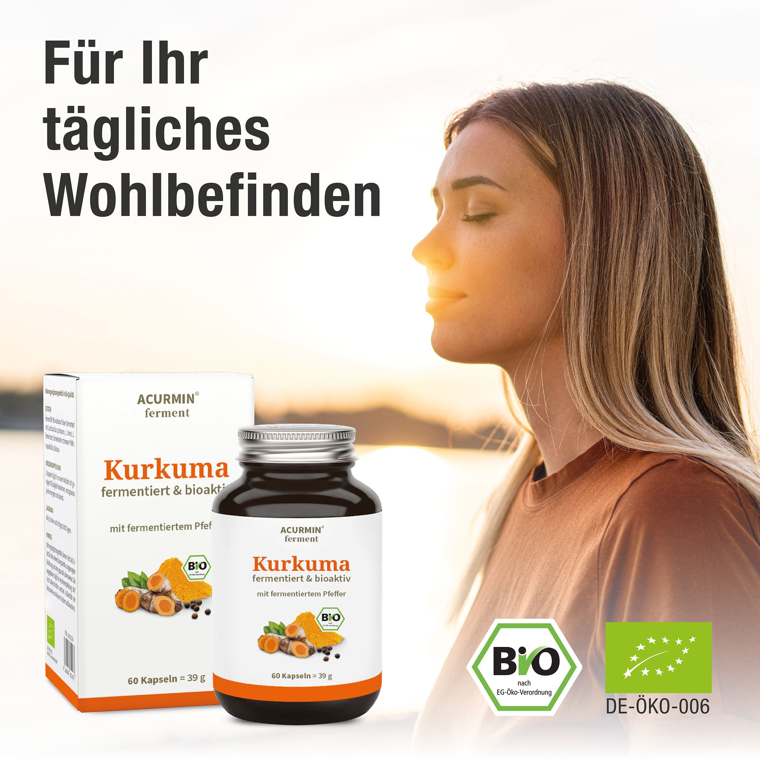 Acurmin® ferment BIO Kurkuma Kapseln - fermentiert und bioaktiv