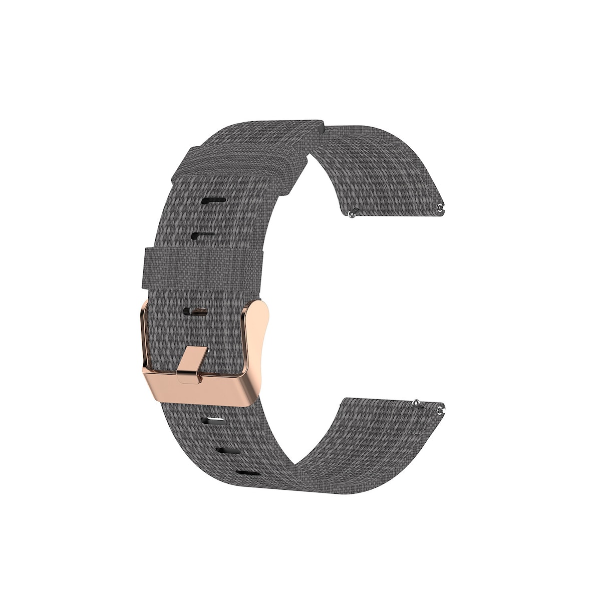 Klokkerem Nylon Grå 18 mm