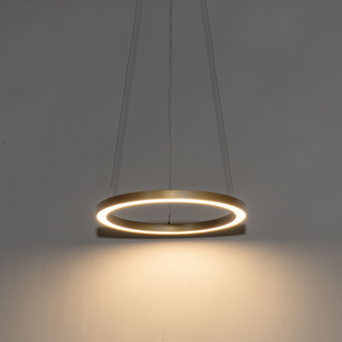 Hanglamp goud 40cm incl. LED 3-staps dimbaar - Girello