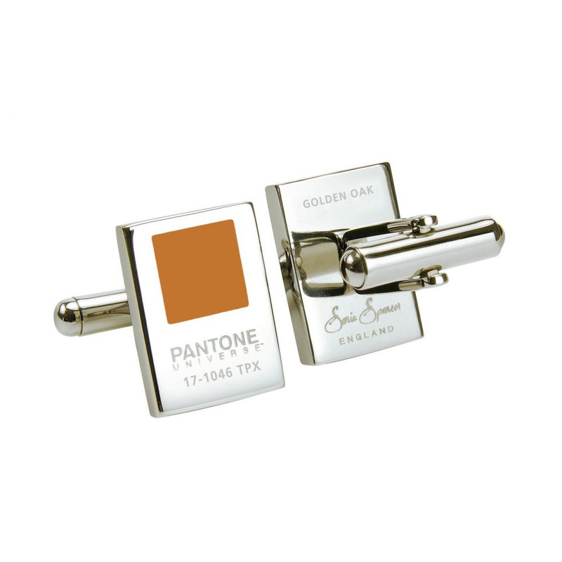 Boutons de manchette, Pantone Golden Oak