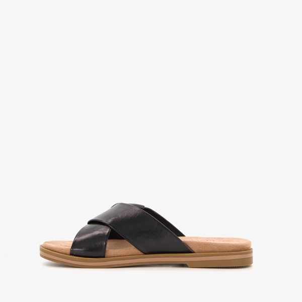Blue Box dames slippers zwart