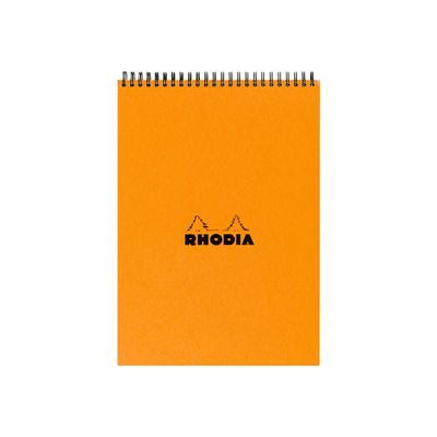 Rhodia - Bloc notes à spirale - A4 - 80 pages - petits carreaux