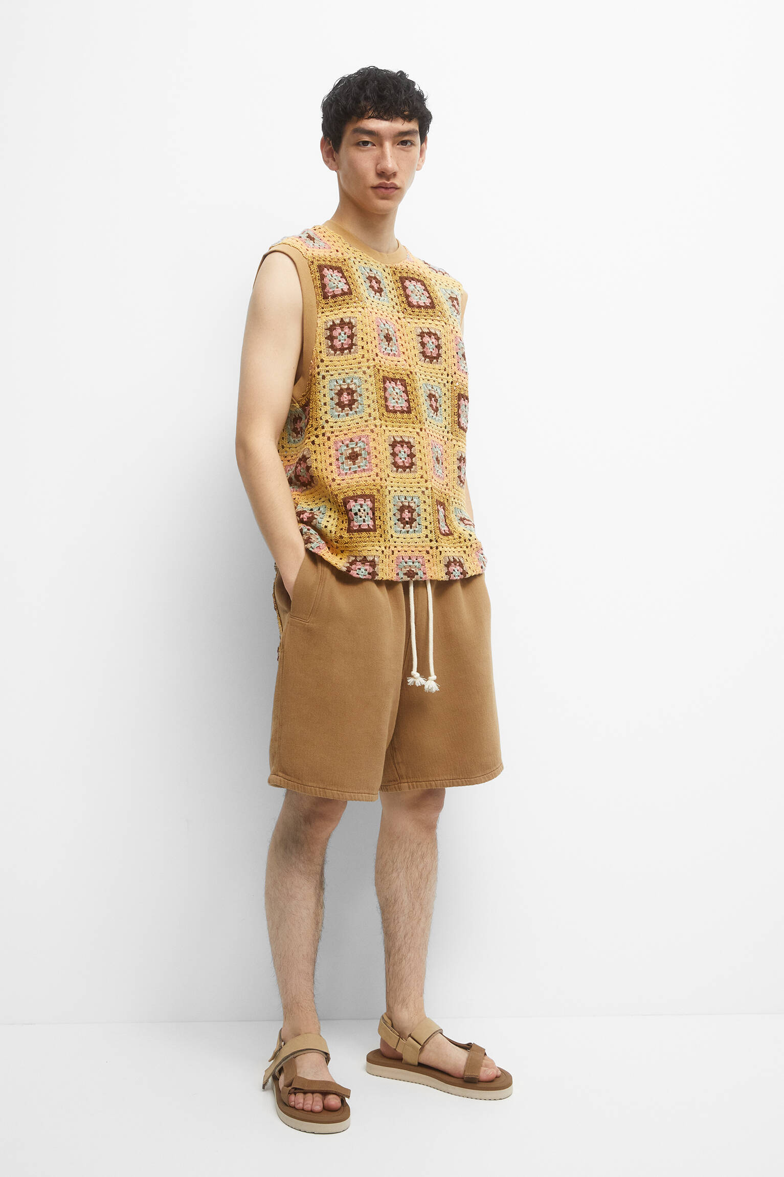 CAMISETA CROCHET SPRING SOUND - MINK