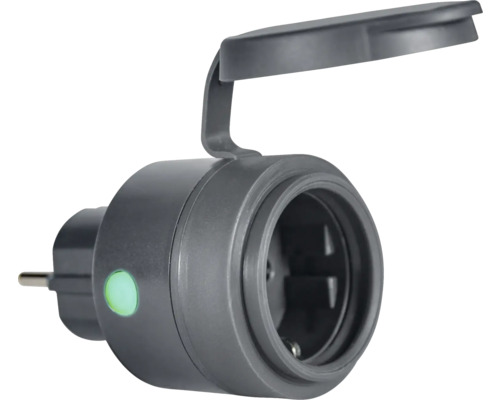 Ledvance Smart WiFi Compact Buitenstopcontact, antraciet