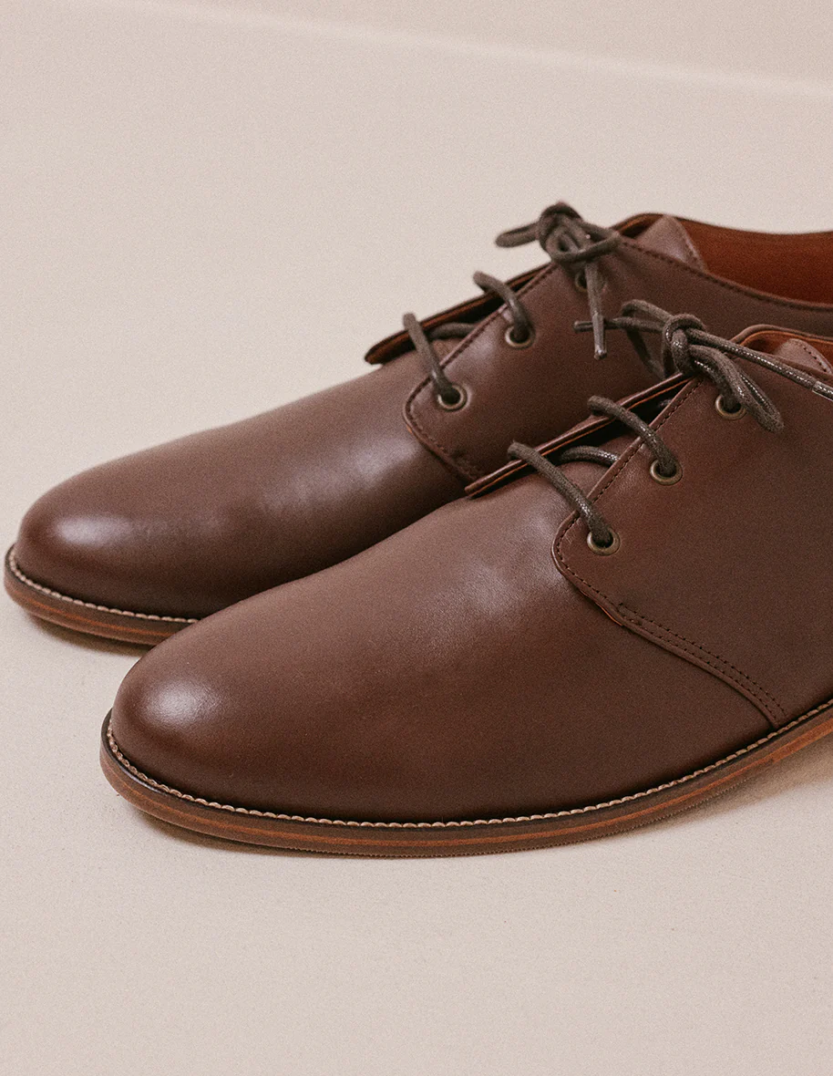 Derbies Alphonse - Cuir marron