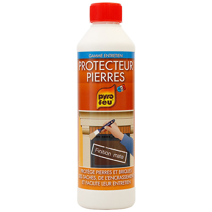Protecteur pierre cheminée en flacon de 500 ml