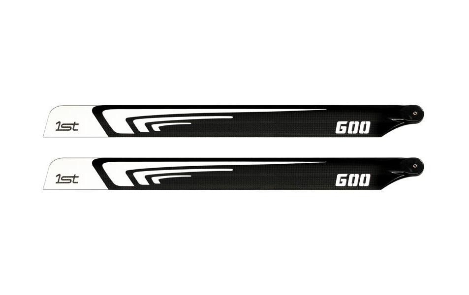 Hauptrotorblätter Carbon 600 mm FBL 2 Stück600 mm CFK Hauptrotorblätter für FBL Helis