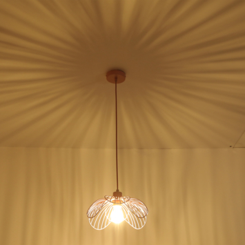 KARWEI hanglamp Mae roze Ø30cm