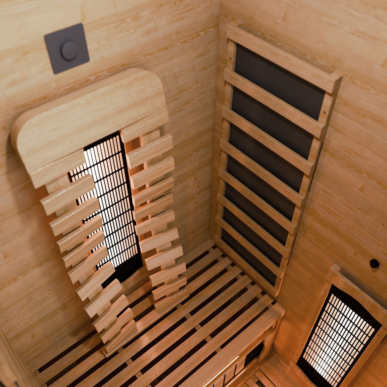 Artsauna Infrarotkabine Kiruna90 Premium Dual Technologie - Vollspektrumstrahler & Flächenstrahler