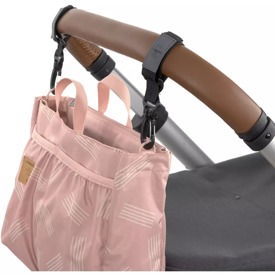 LÄSSIG Wickeltasche Casual Multitalent Organizer Soft Stripes rose