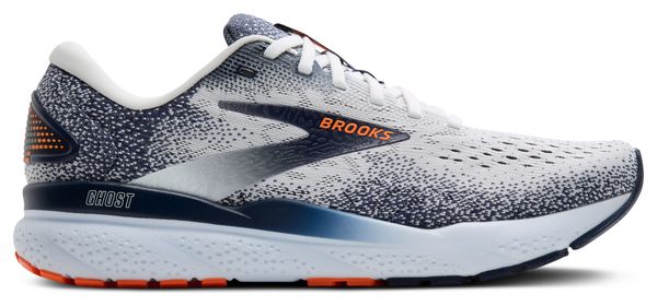 Chaussures Running Brooks Ghost 16 Blanc/Orange Homme