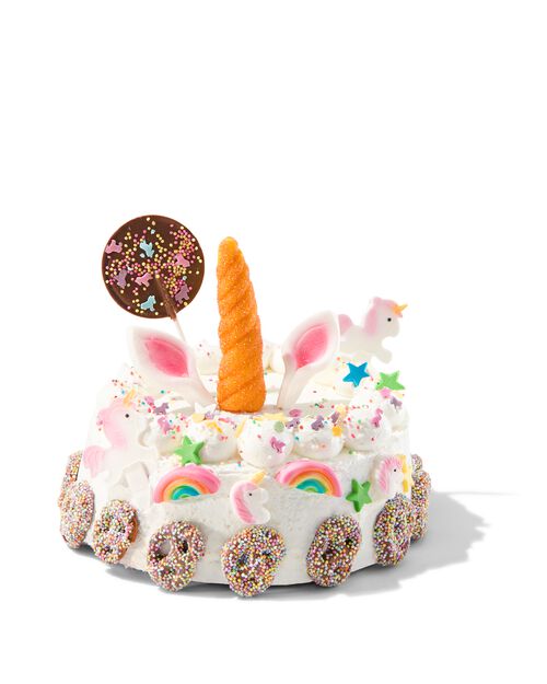 décoration pour gâteau comestible - fête arc-en-ciel