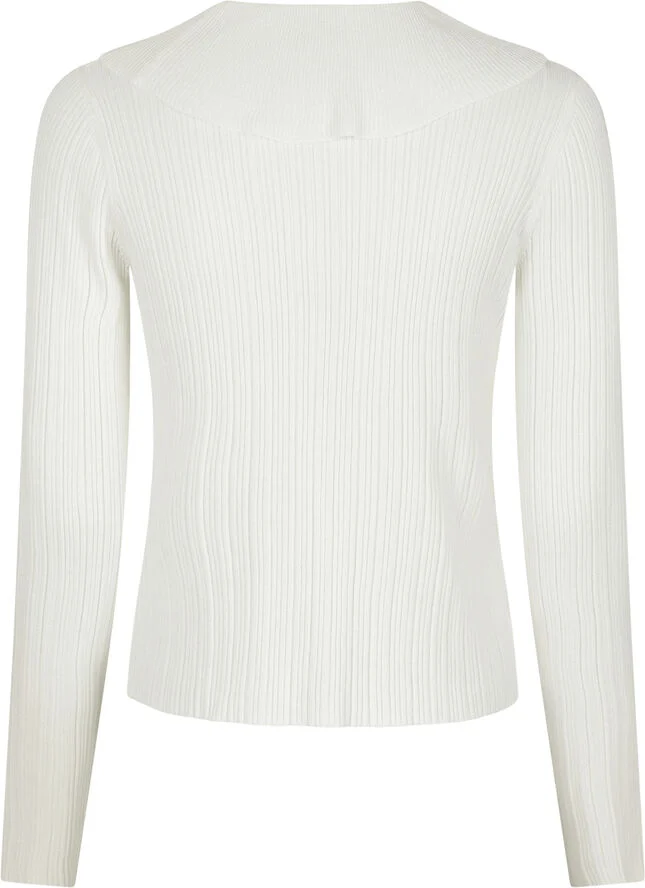Neo Noir Sahni Knit Blouse Off white
