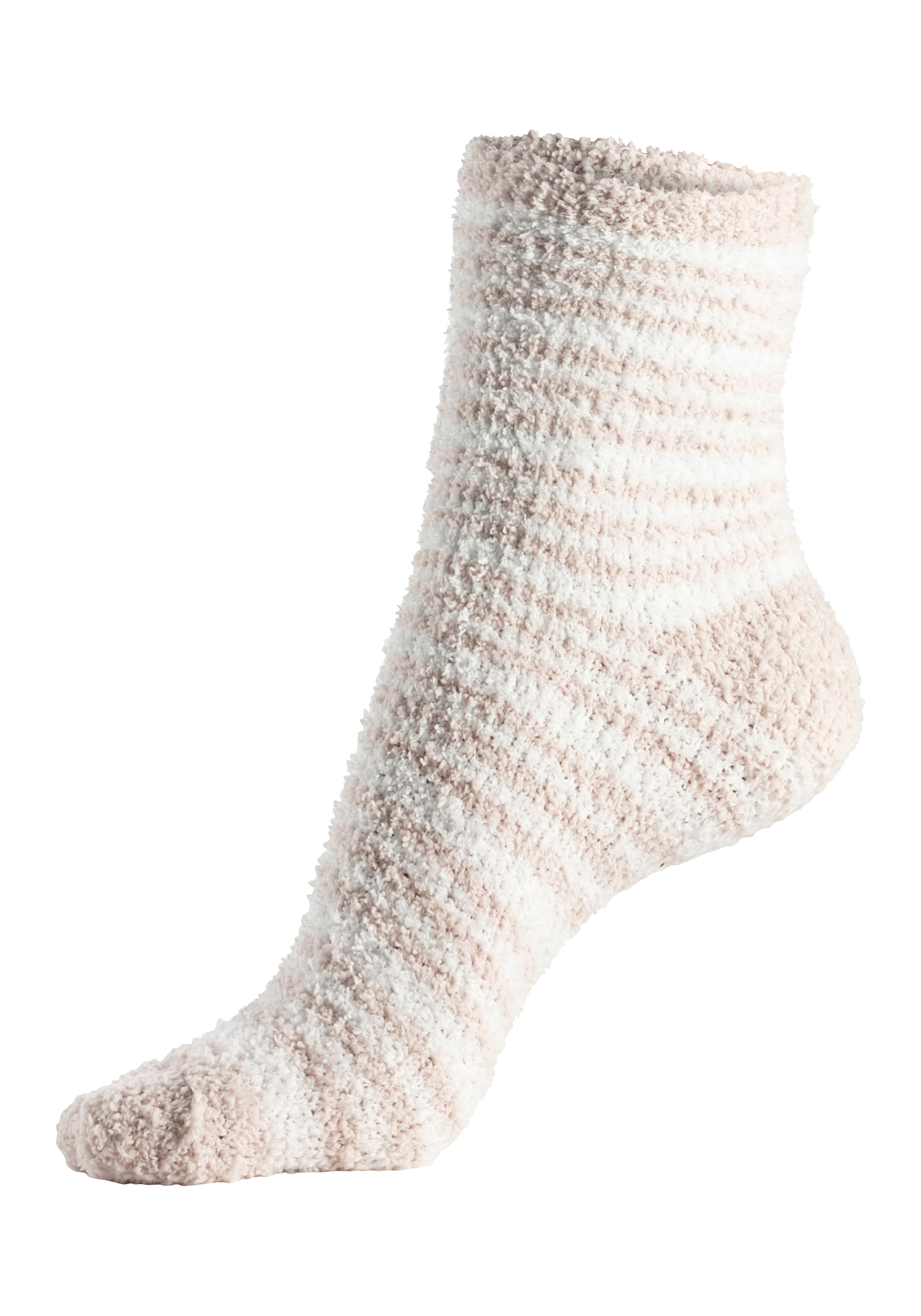 LASCANA Kuschelsocken Packung, 4 Stk. tlg. aus weicher und warmer Flausch-Qualität