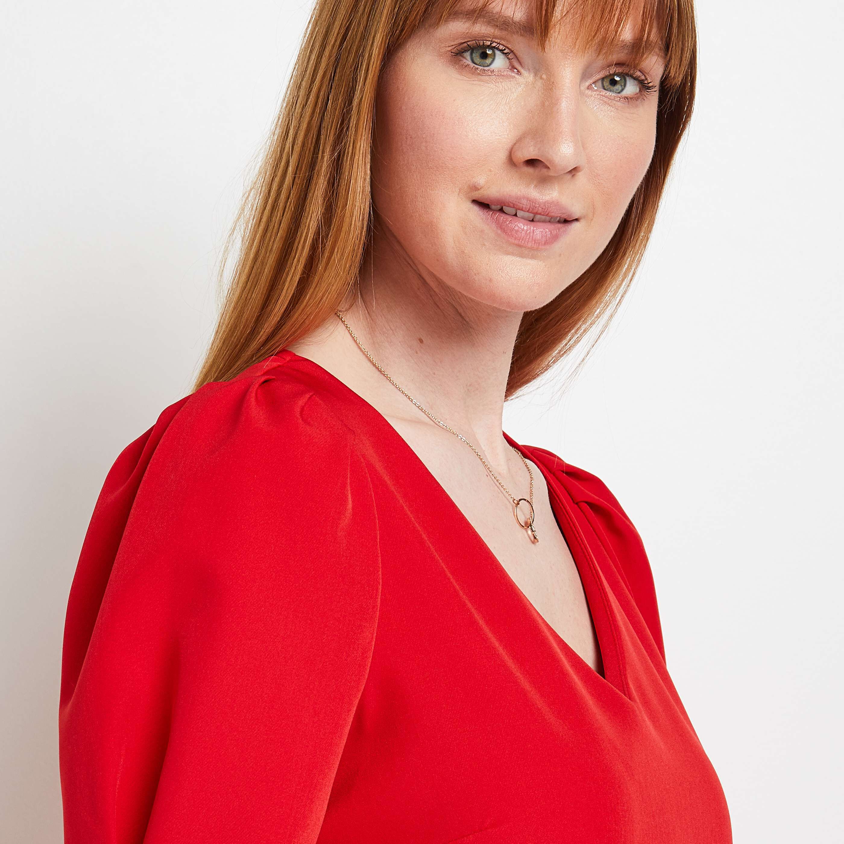 Robe habillée femme - ROUGE