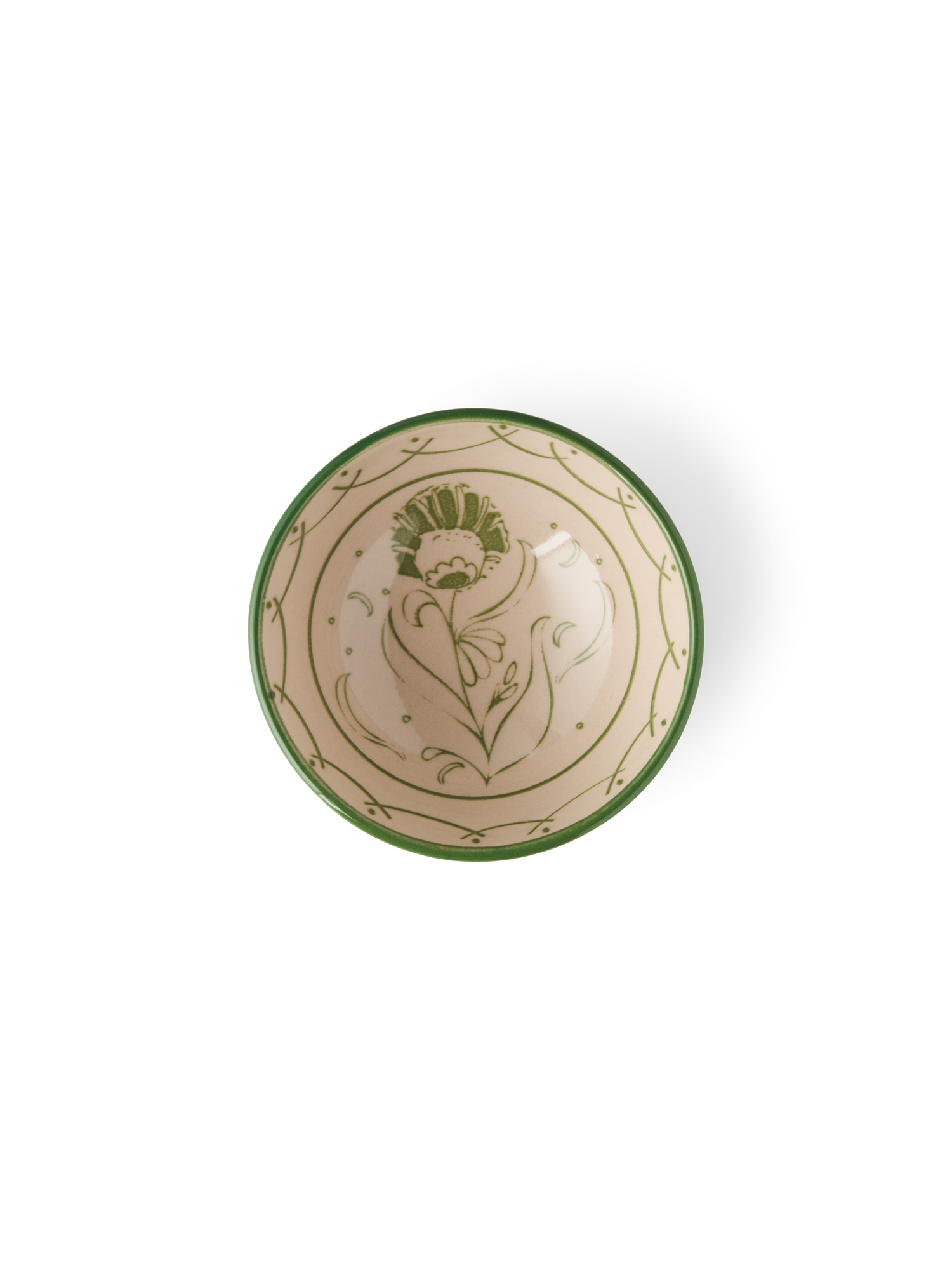 Skål Ø9 | Stentøj. Ø9 x 4 cm. | Forest Green
