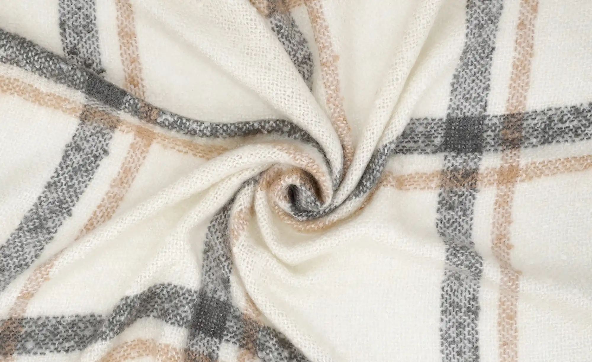 Plaid mit Fransen