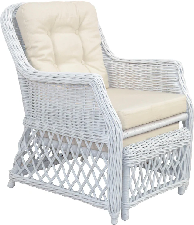 Home affaire Rattanstuhl () Handarbeit, Masse (B/T/H): (67/75/91)