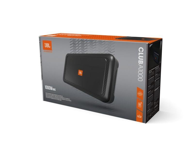 JBL Car Subwoofer Verstärker Club A1000, 1 Kanal Leistungsstarker Mono-Subwoofer für Fahrzeuge