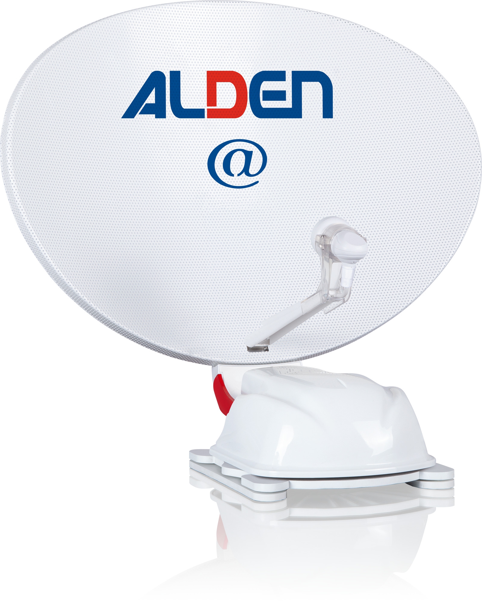 Alden AS2@ 80 HD vollautomatische Satellitenanlage Weiß inklusive S.S.C. HD Steuermodul und LTE Antenne