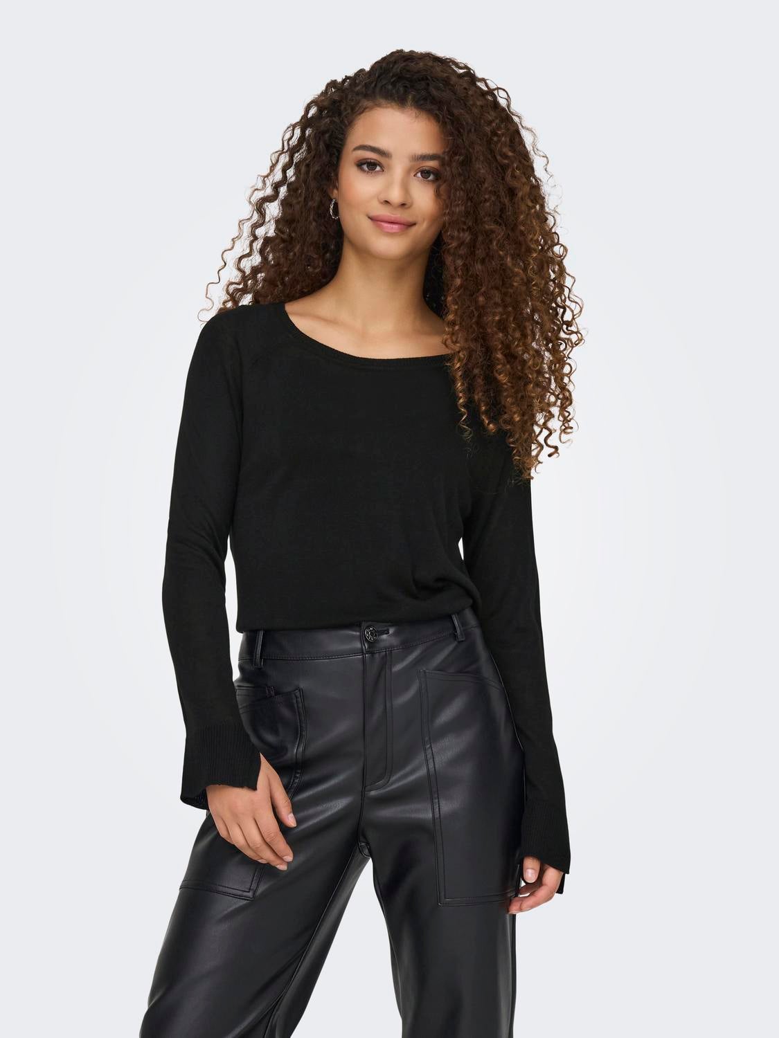 ONLVIENNA Strickpullover Black