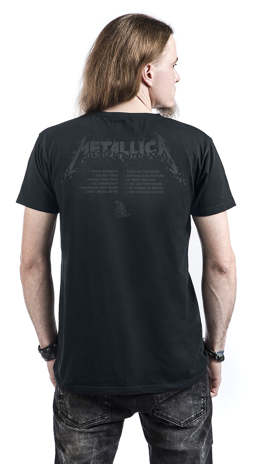 M - Black Album | Metallica T-Shirt Manches courtes